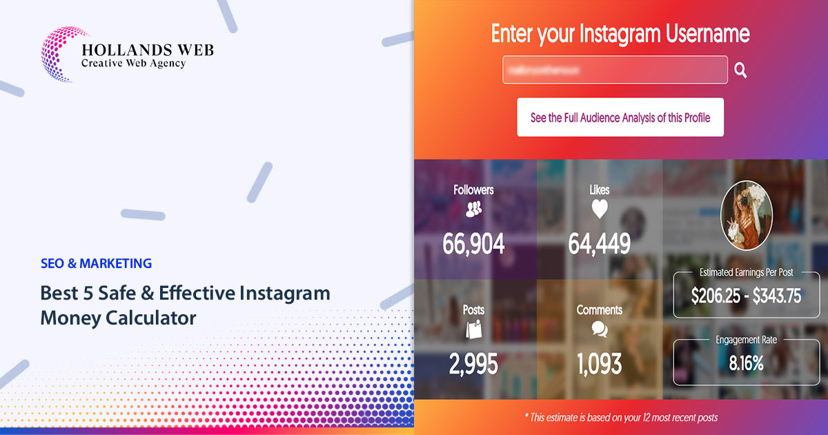 Best 5 Safe & Effective Instagram Money Calculator