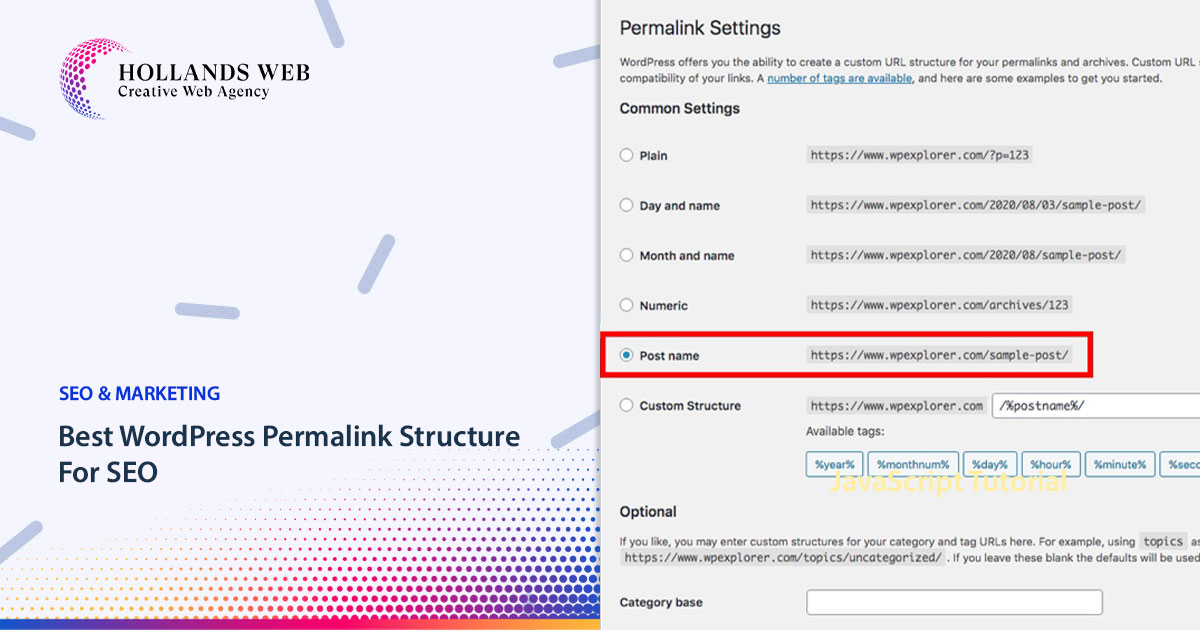 Best WordPress Permalink Structure For SEO