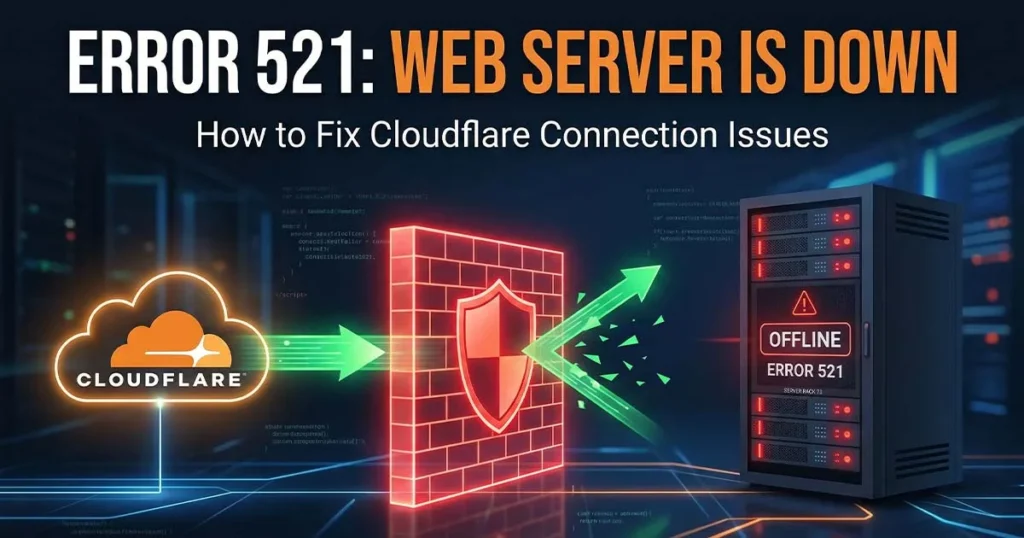 How to Fix Cloudflare Error 521 (Web Server Down)