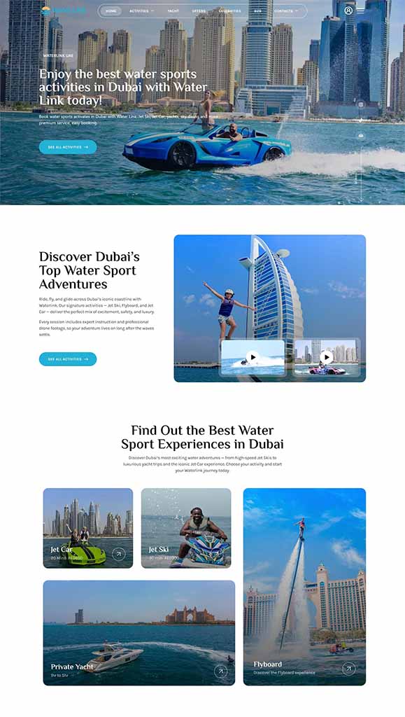 Water Link homepage